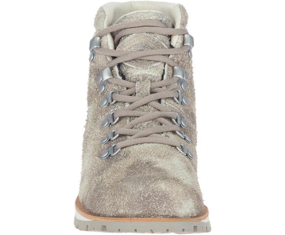 Merrell Boots Grey - Wilderness LT - Womens 94DCXBIUJ